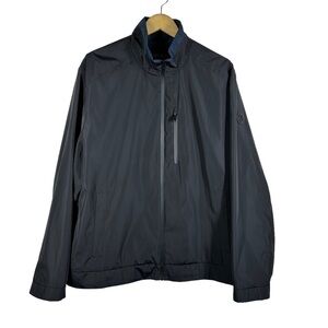 Michael Kors Mens Packable Full Zip Jacket Black XL